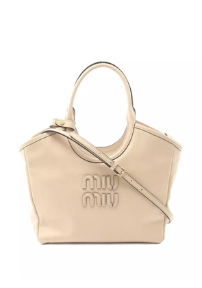 Miu Miu Pre-Owned 2010s Ivy tote bag - Neutrals