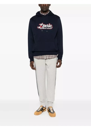 Drôle De Monsieur rose logo hoodie - Blue