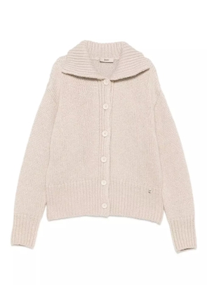 Herno button-front collared cardigan - Neutrals