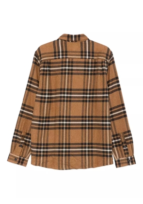 Patagonia plaid organic-cotton shirt - Brown