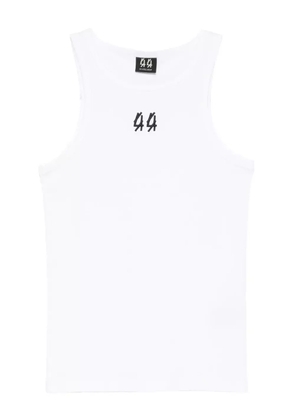44 LABEL GROUP logo-embroidered vest - White