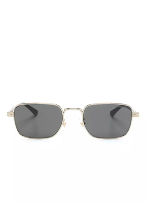 Montblanc 0339 rectangle-frame sunglasses - Green