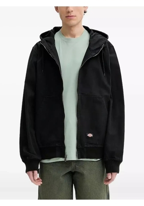 DICKIES zip-up hooded jacket - Black