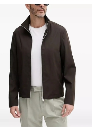 Sisley zip-neck jacket - Brown