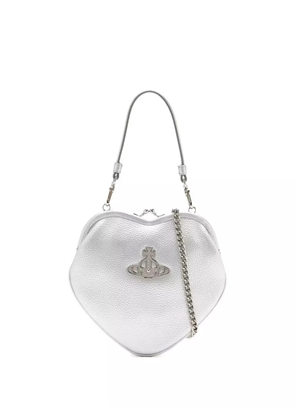Vivienne Westwood heart-shaped orb shoulder bag - Metallic