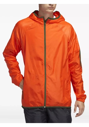 adidas zip-up windbreaker jacket - Orange