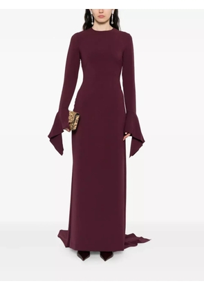 Solace London The Blake flared-sleeve maxi dress