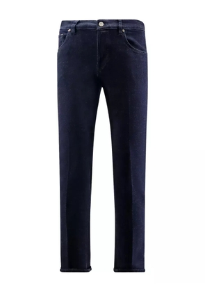 PT Torino speckled denim trousers - Blue
