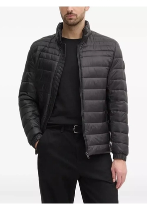 BOSS quilted high-neck jacket - Black