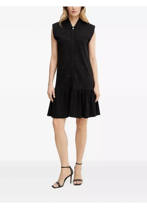 LIU JO embellished ruffled mini dress - Black