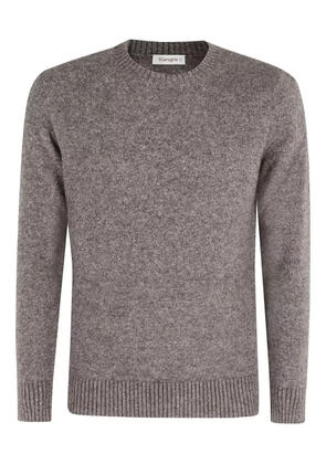 Kangra round-neck long-sleeve sweater - Brown