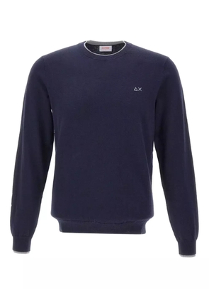 Sun68 ribbed crew-neck sweater - Blue