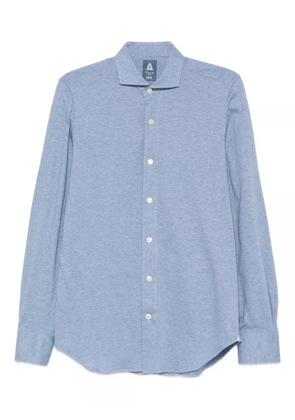 Finamore 1925 Napoli long-sleeved button-up shirt - Blue