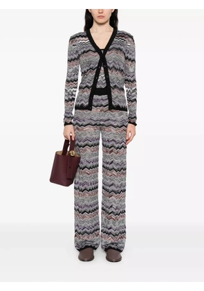Missoni chevron-knit cardigan - Black