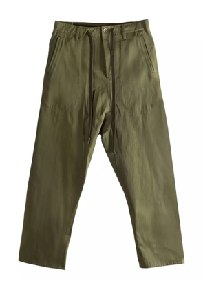 Uma Wang Perch drawstring-waist trousers - Green