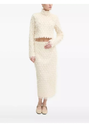 Day Birger Et Mikkelsen fringe high-neck top - Neutrals