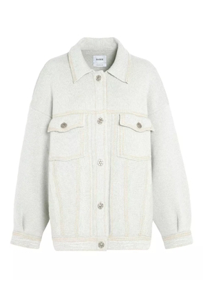 Barrie denim-effect jacket - Green