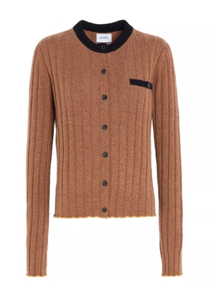 Barrie ribbed cardigan - Brown