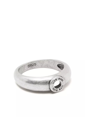 TEAM WANG design Choices eyelet ring - Silver