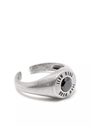 TEAM WANG design Choices classic gem ring - Silver