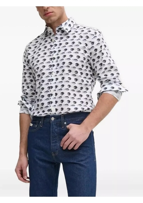 Joop! pufferfish-print shirt - White