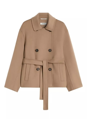'S Max Mara belted double-breasted coat - Brown