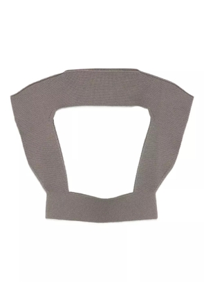 Rick Owens Tatlin keyhole wool top - Grey