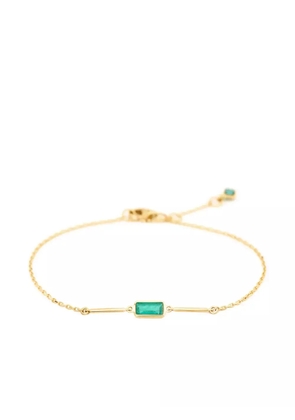 YI Collection 18K yellow gold emerald bar bracelet
