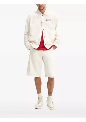 DICKIES contrast-stitch logo-patch jacket - Neutrals