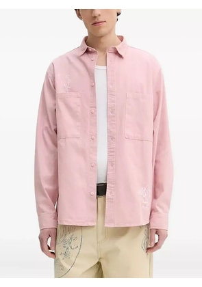 Desigual flower-embroidered shirt - Pink