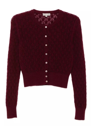 N.Peal cashmere cardigan - Red