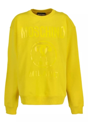 Moschino Pre-Owned logo-print sweatshirt - Yellow