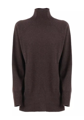 Kangra raglan-sleeve turtleneck sweater - Brown