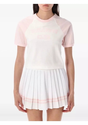 Sporty & Rich Wellness Club raglan-sleeve T-shirt - Neutrals