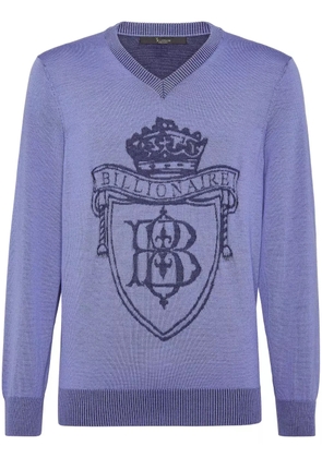 Billionaire Silk Pullover - Purple