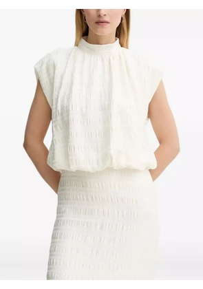 Bruuns Bazaar fringed midi dress - White