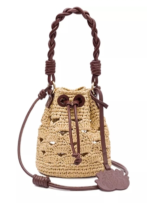 Isla crochet mini bag - Neutrals