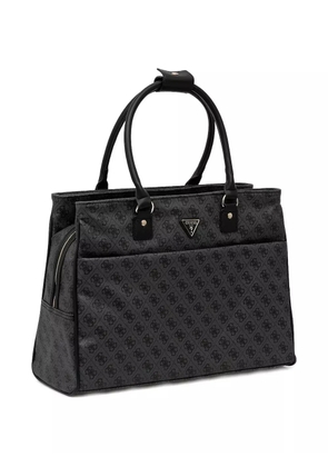 GUESS USA logo-plaque tote bag - Black
