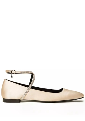 TWINSET rhinestones-embellished ballet flats - Neutrals
