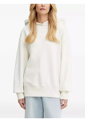 BOSS logo-detail hoodie - White