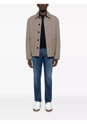 Jacob Cohën five-pocket embroidered-logo jeans - Blue