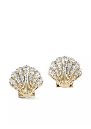 Mateo diamond venus earrings - Gold