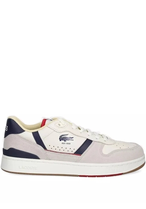 Lacoste leather logo-detail sneakers - White