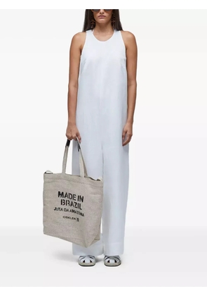 Osklen Nadador halterneck jumpsuit - White