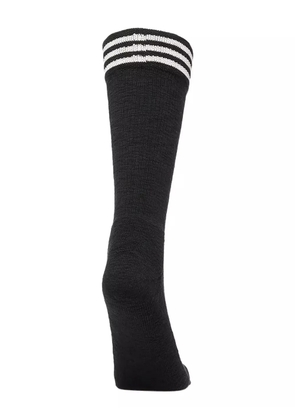 Y-3 stripe-detail socks - Black