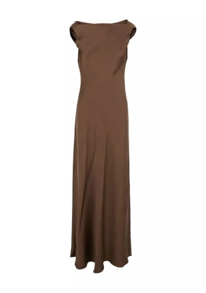 Antonelli Mara cowl-neck maxi dress - Brown