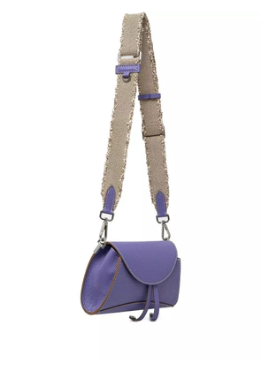 GIANNI CHIARINI frayed-strap satchel - Purple