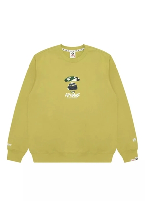 AAPE BY *A BATHING APE® camouflage-print crew-neck sweatshirt - Green