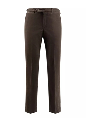PT Torino pleated straight-leg trousers - Brown