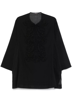 Ermanno Scervino patch-detail mini dress - Black